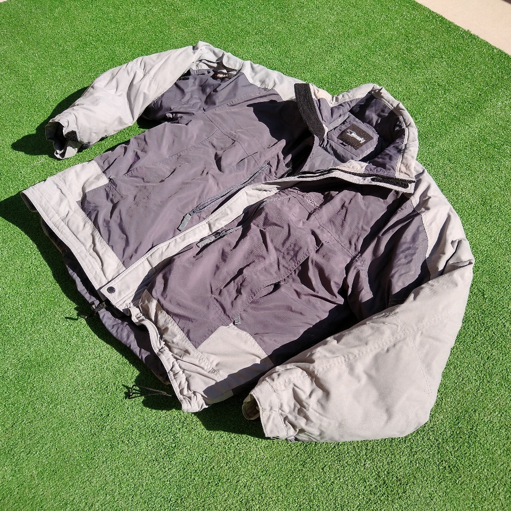 Bear USA Ski/Snow Nylon/Fleece Multi-Pocket Winter Parka Coat/Jacket SzXL VTG